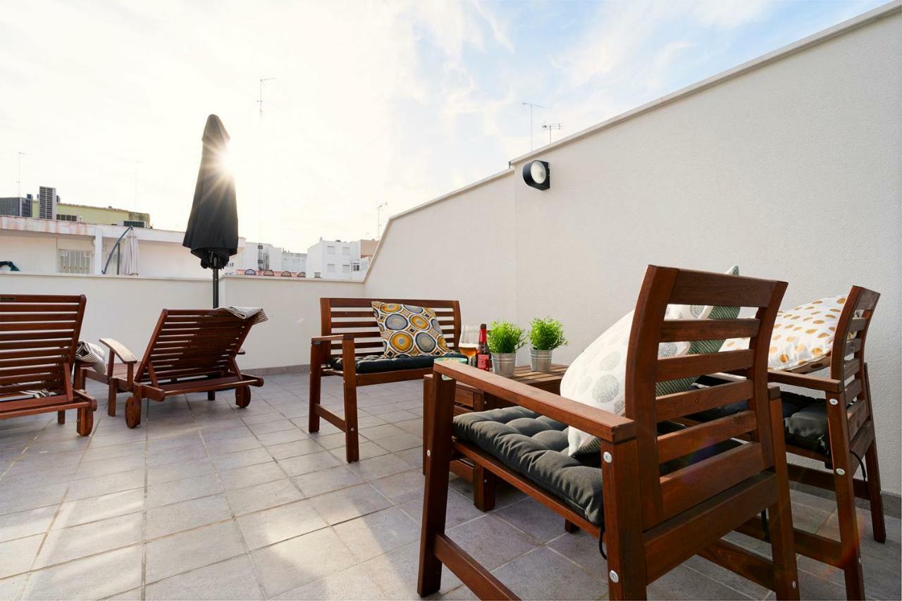 מאלגה Apartamento Lujo Ancha Del Carmen מראה חיצוני תמונה